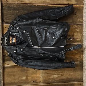 Silver Bike leather jacket